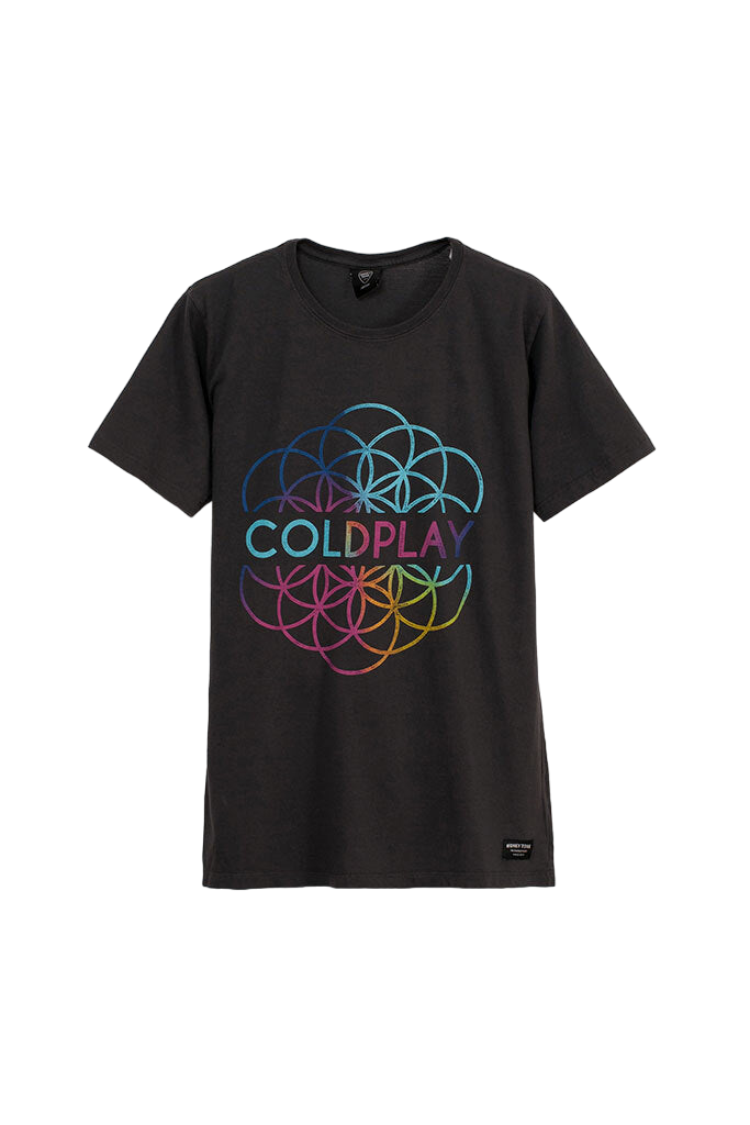 REMERA COLDPLAY LOGO