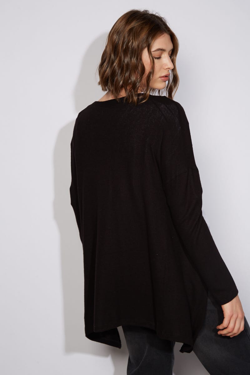 Cardigan Lanilla Negro