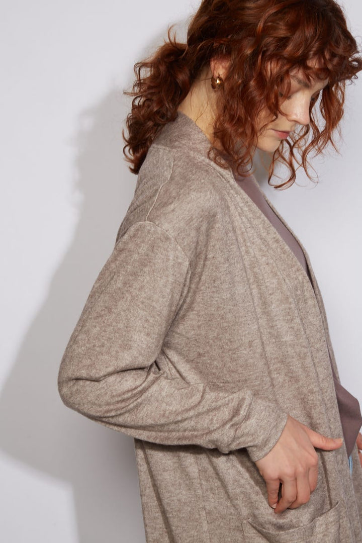 Cardigan Lanilla Marron