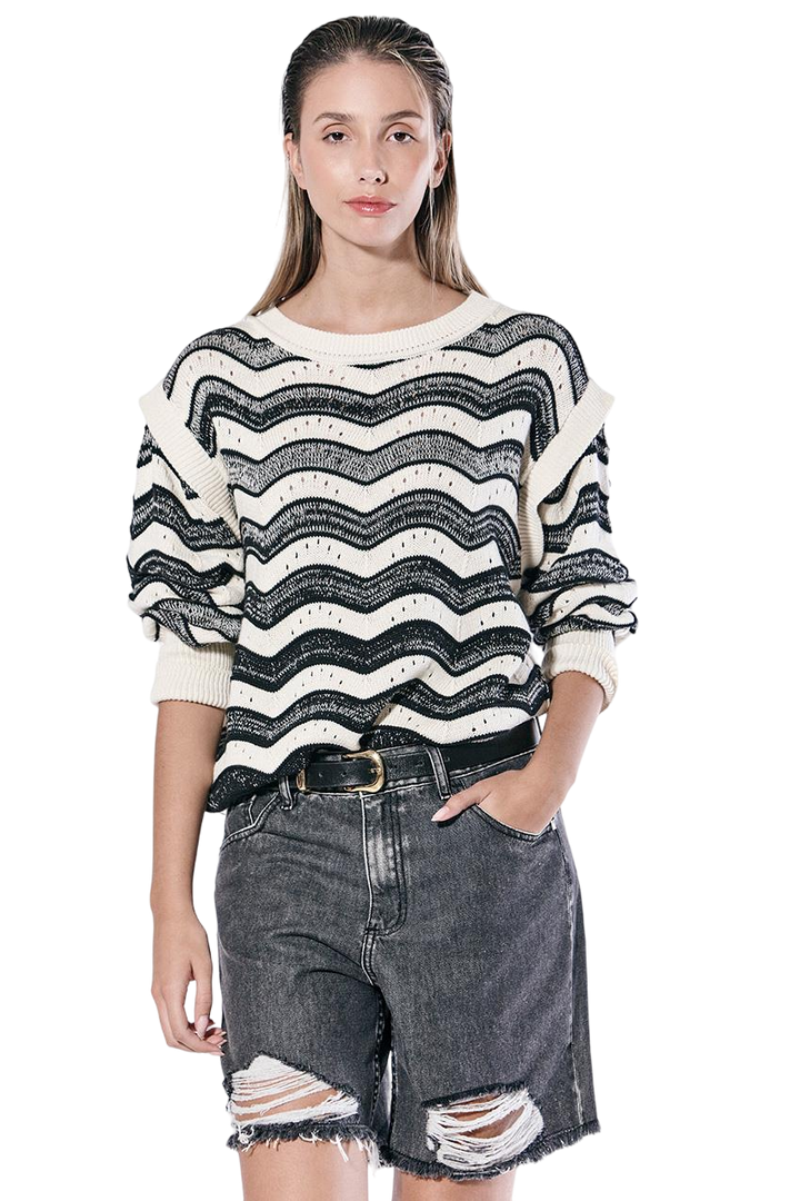 Sweater Calado Zig Zag