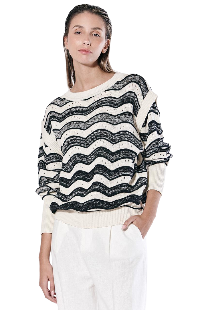 Sweater Calado Zig Zag