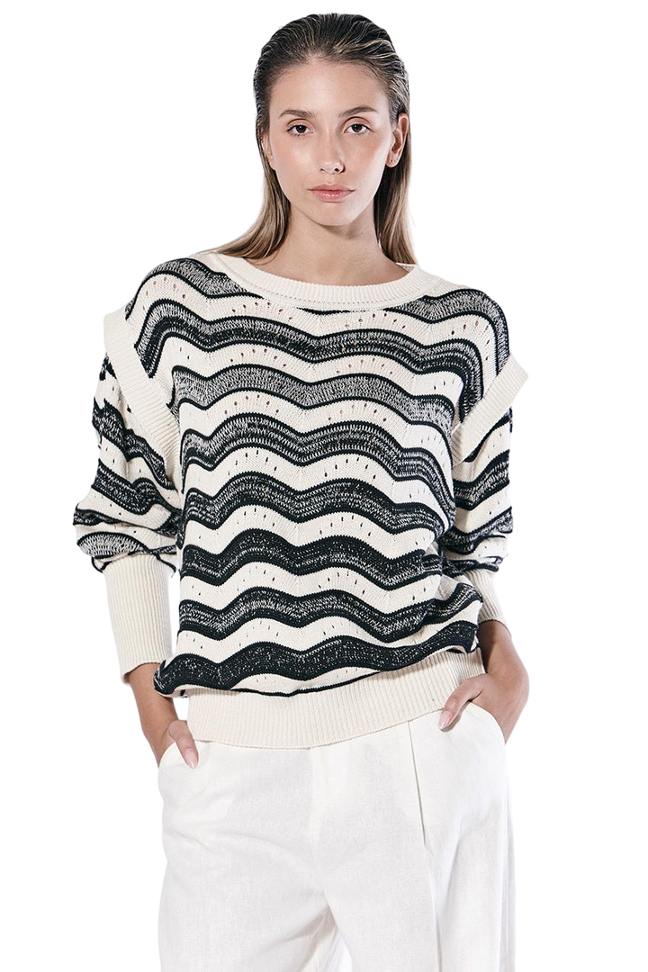 Sweater Calado Zig Zag