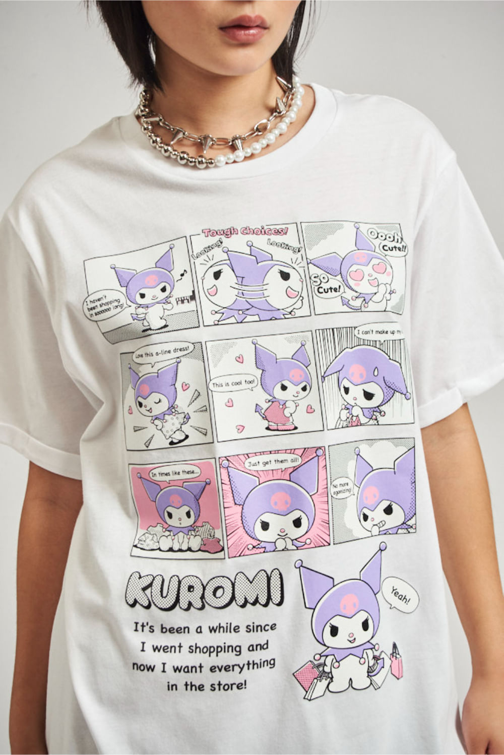 REMERA KITTY COMIC H.