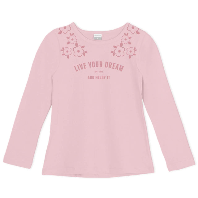 Remera jr nena con estampa live your dream