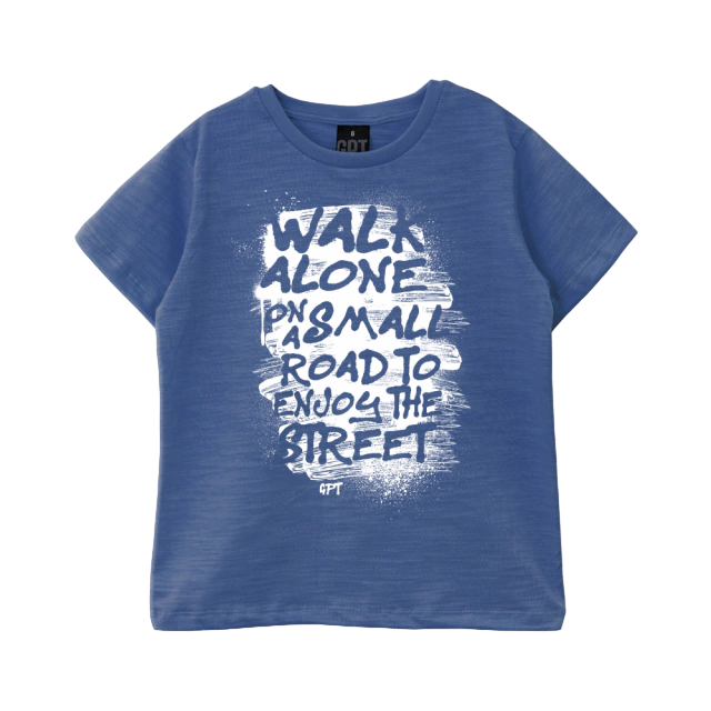 REMERA JR MC WALK ALONE BLUE