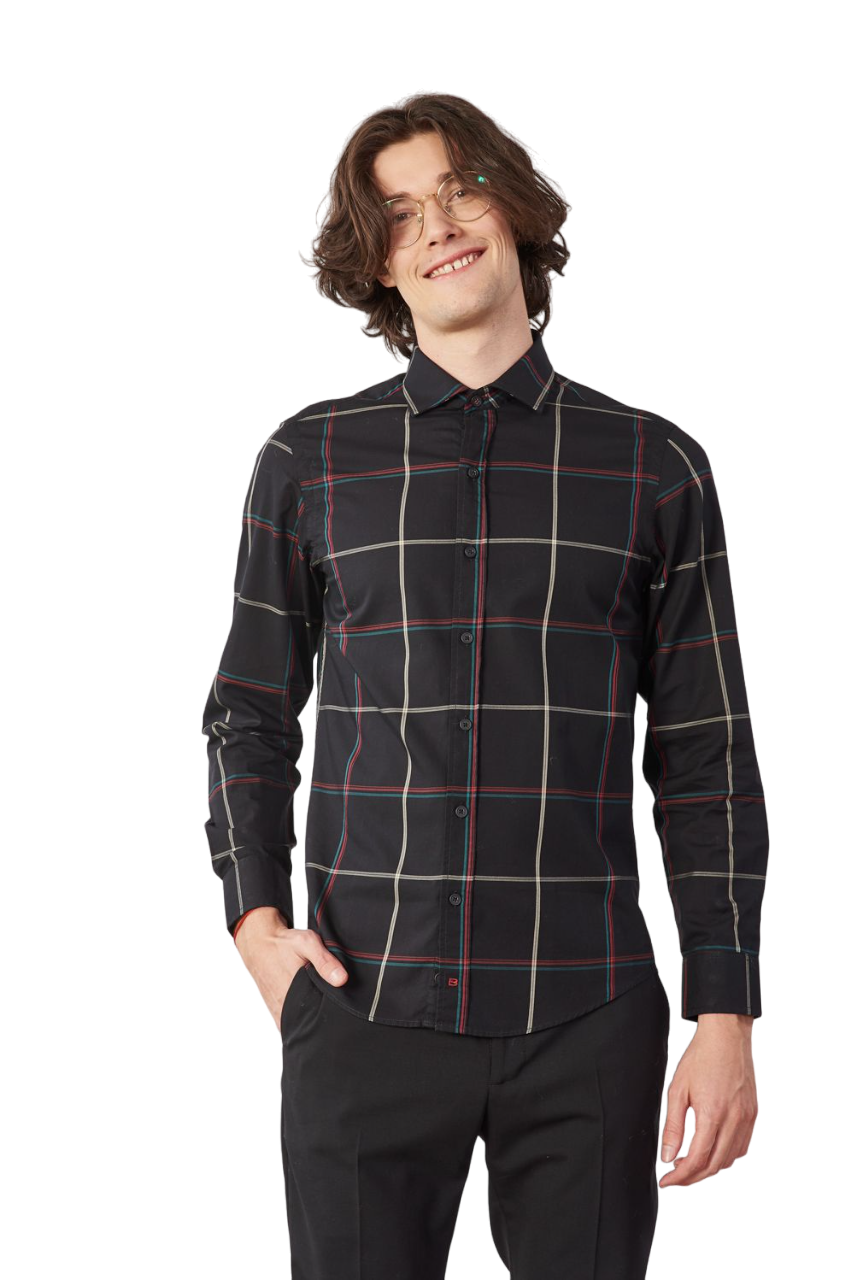 CAMISA SLIM CUADROS