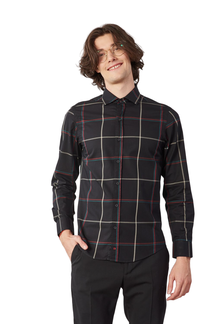 CAMISA SLIM CUADROS