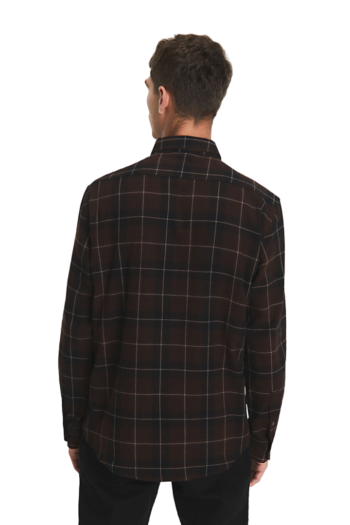 CAMISA LS ONE POCKET SHIRT PLAID