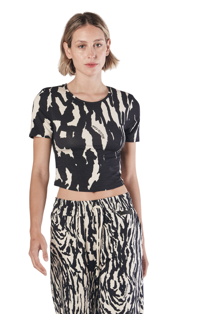 Remera Crop Print BIG MUNNE