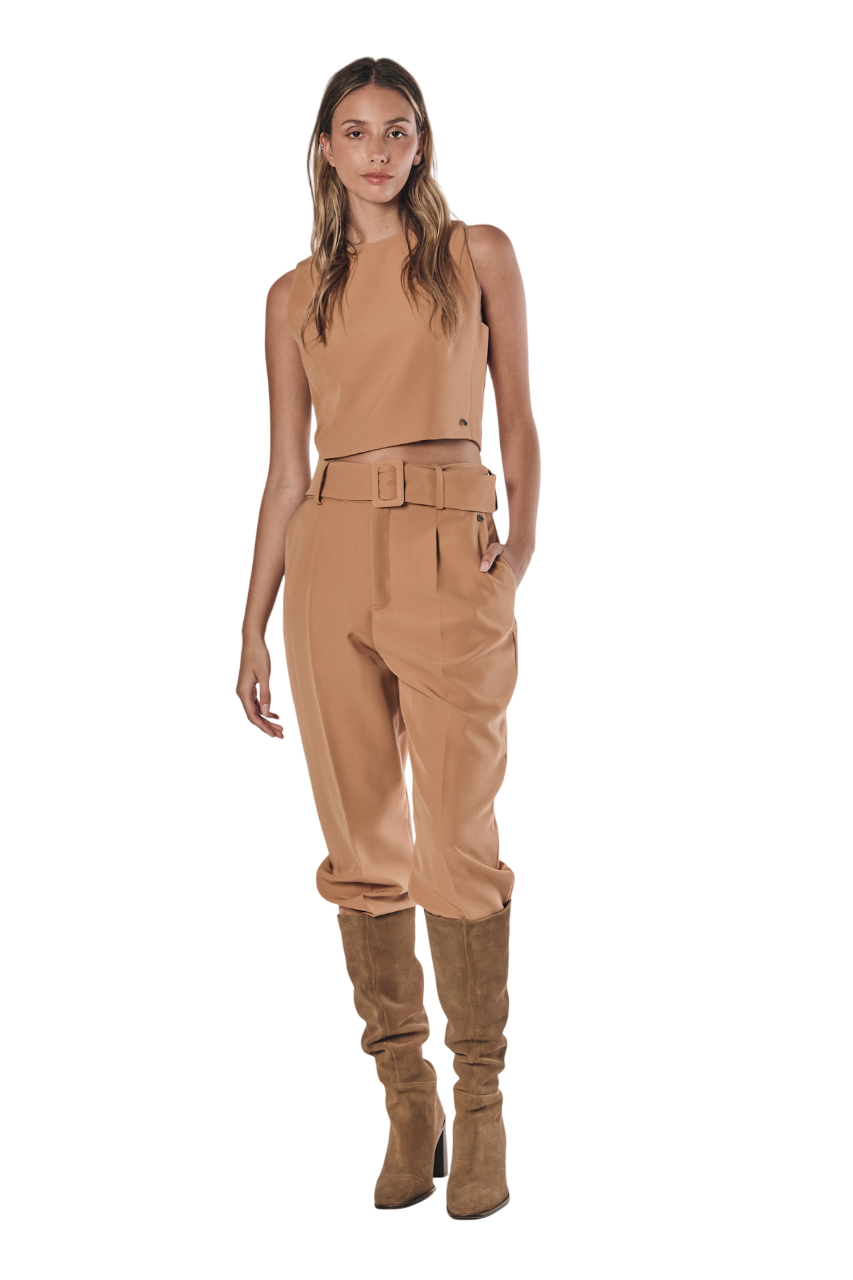 Pantalon Lottie camel