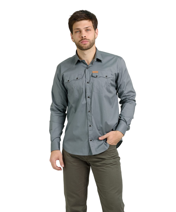 Camisa Ls Wester Snap Hunt