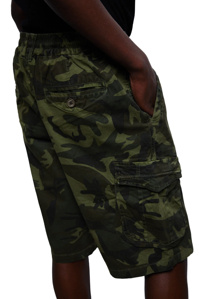 BERMUDA CARGO GUTT CAMO GREEN