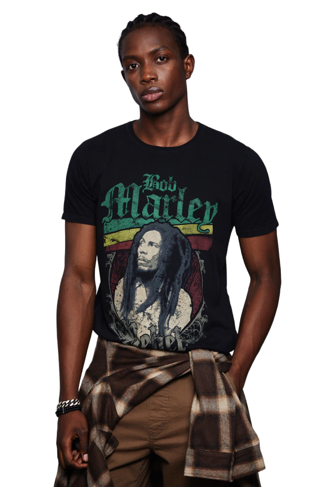 Remera Bob Marley Rebel