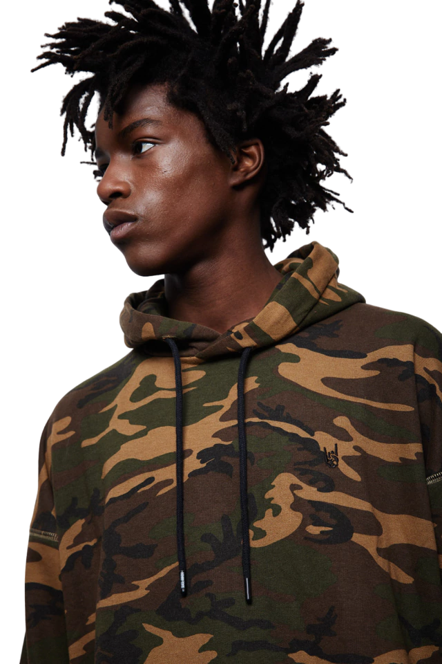 Buzo Hoodie Reece Camo Green