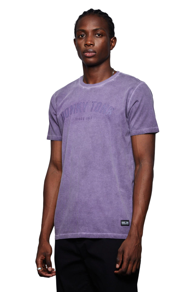 Remera Ht Logo Fade Violet