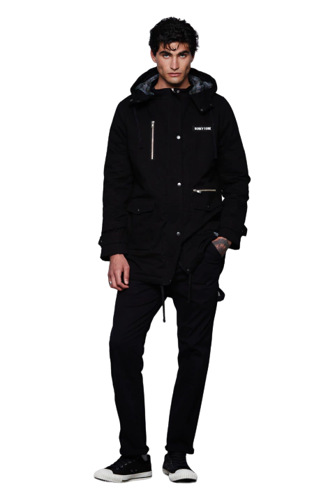 Campera Parka Fox Black