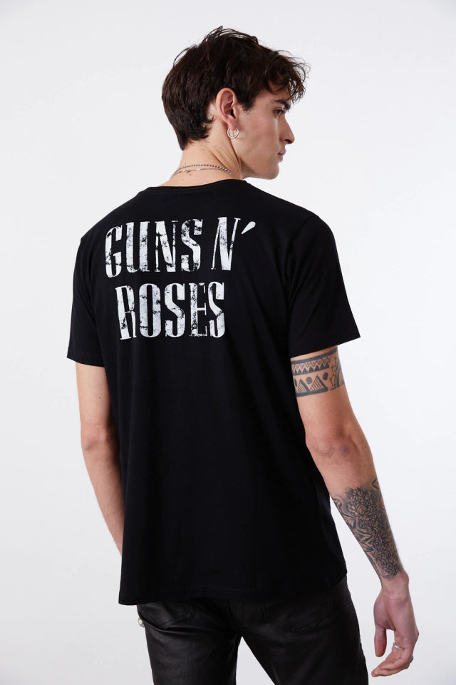 REMERA DISTORTION GUNS N ROSES NEW CROSS