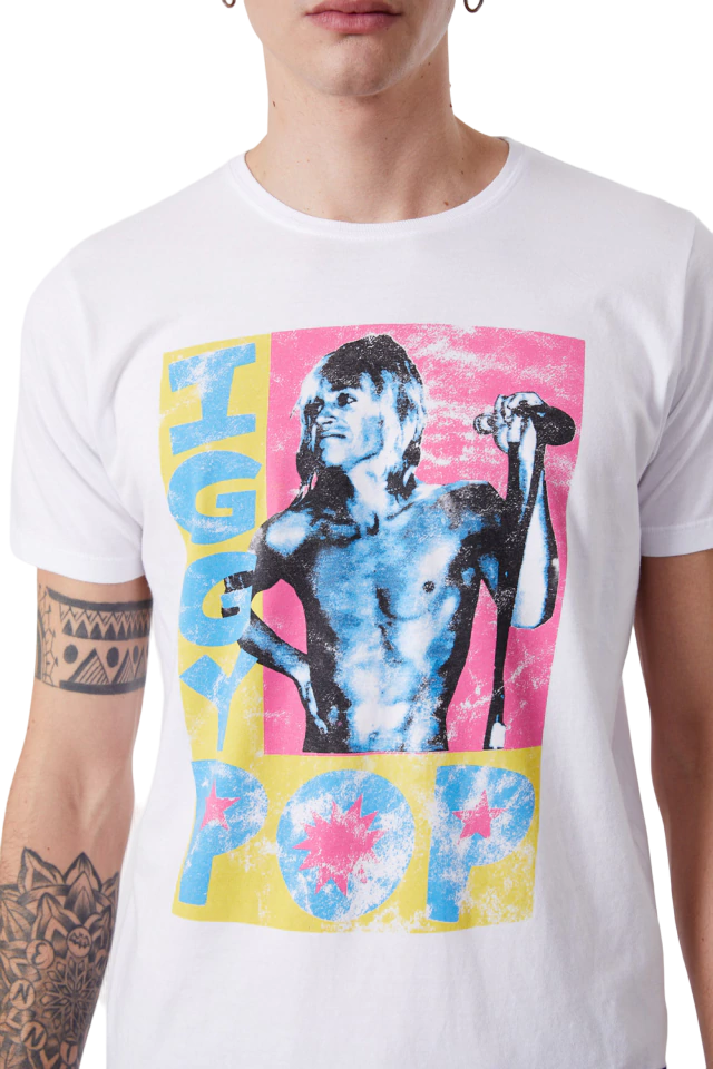 Remera Iggy Pop Fan Colours