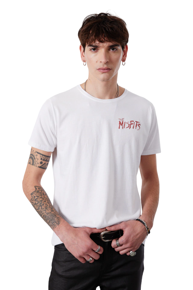 Remera Misfits Fan Horror White