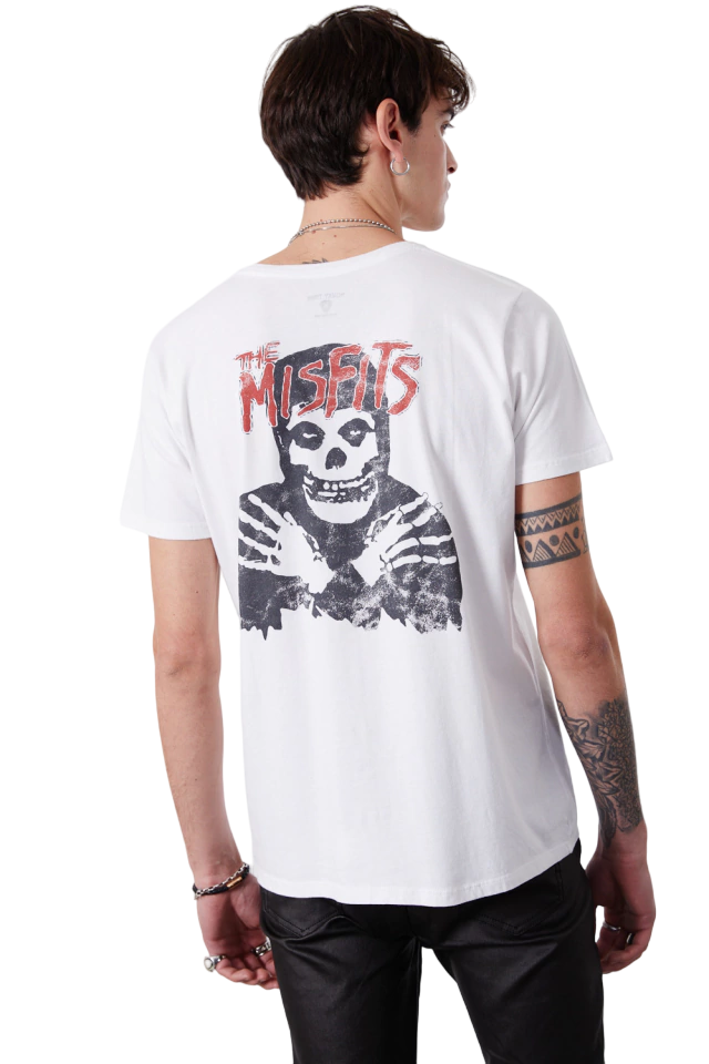 Remera Misfits Fan Horror White