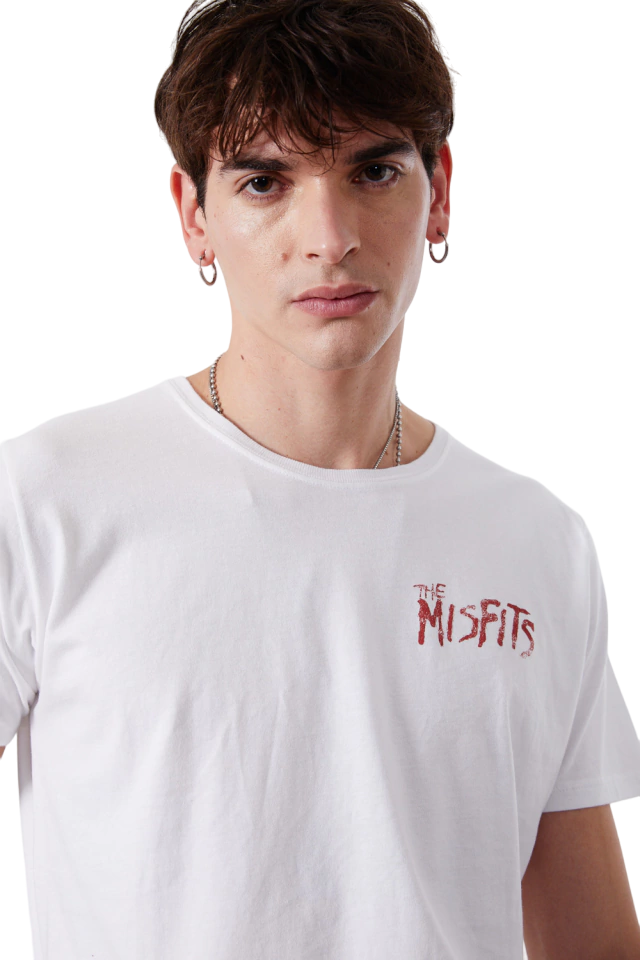 Remera Misfits Fan Horror White