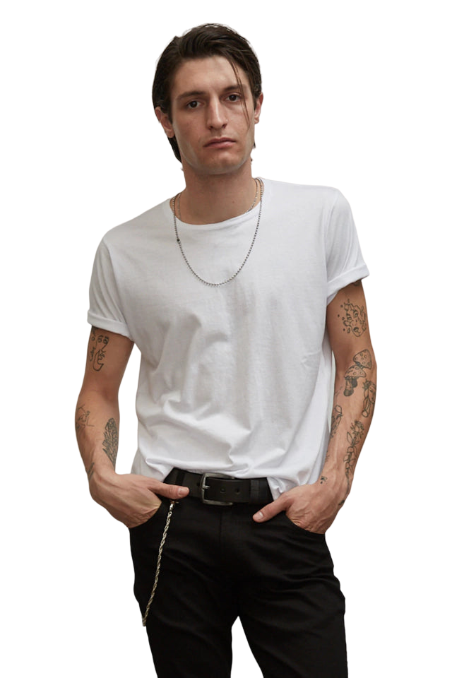 REMERA HONKY TONK ROCK WHITE