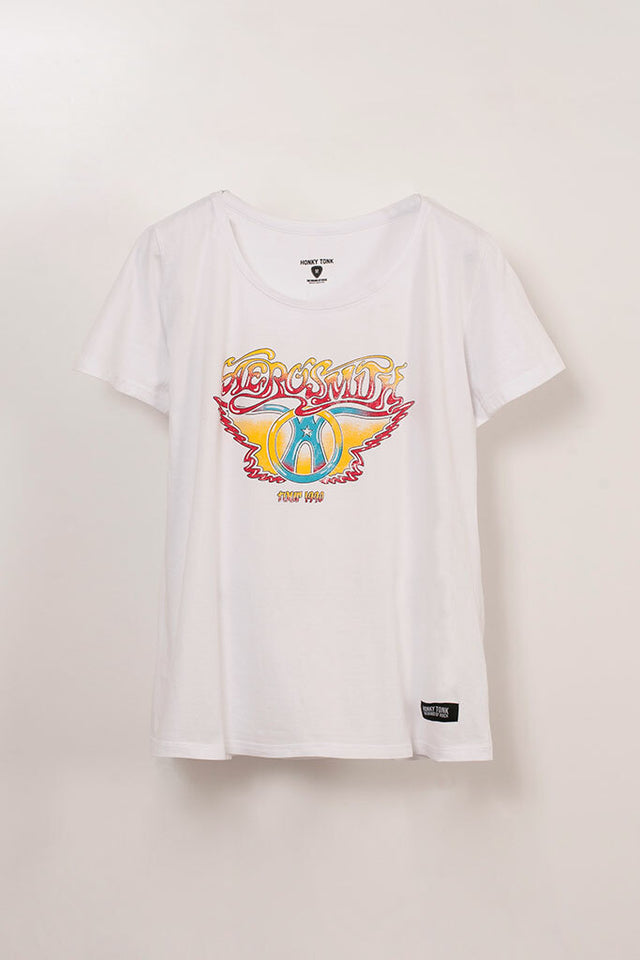 REMERA AEROSMITH LOGO TOUR