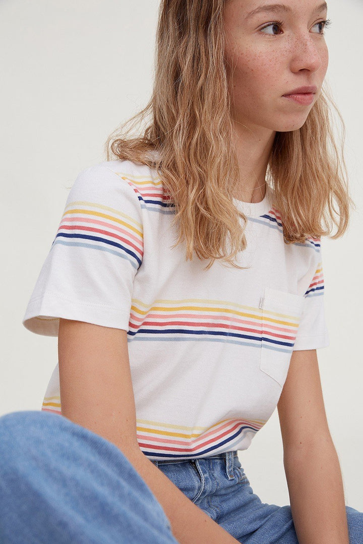 PERFECT POCKET TEE STRIPE